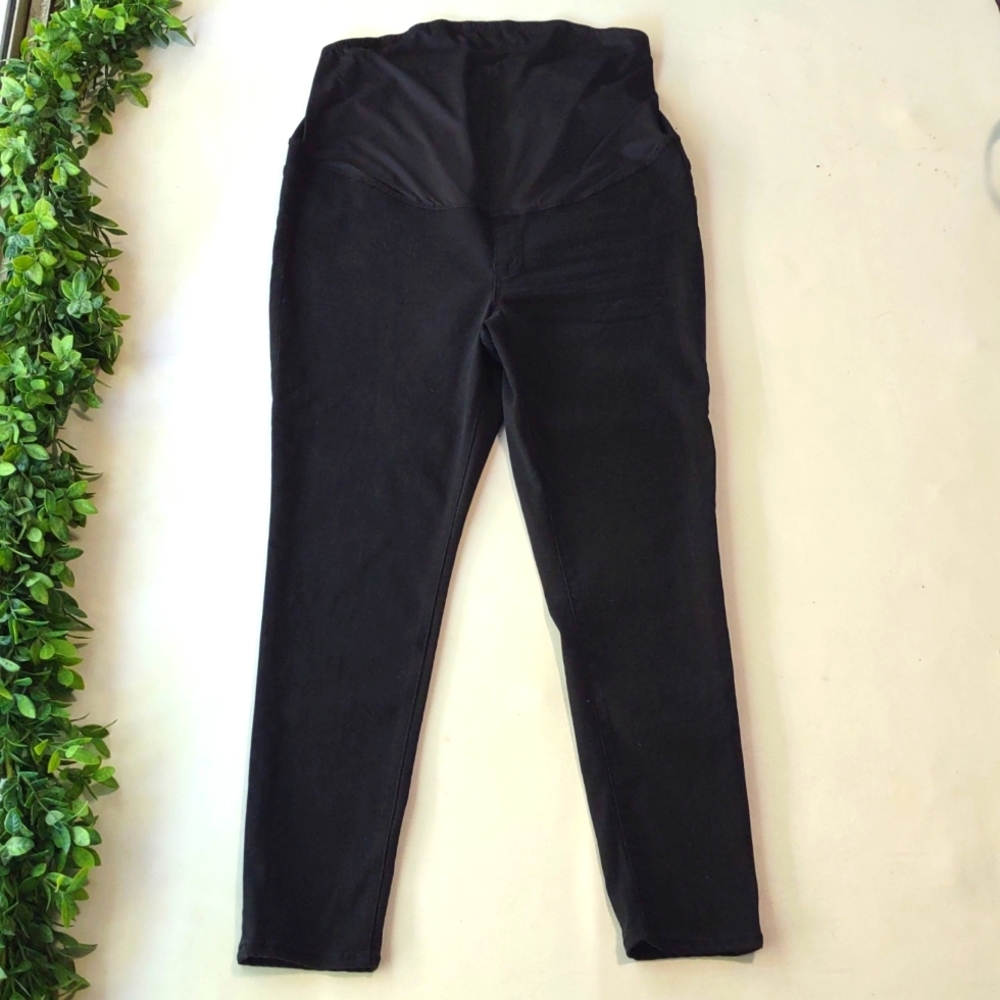 Madewell Black Skinny Maternity Jeans